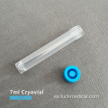 PC Cryovials de plástico 7 ml de laboratorio Use FDA